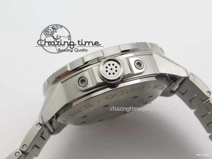 MIROTIME 0130 Classic Aquatimer Chrono IW376803 V6F 1:1 Best Edition Black Dial On SS Bracelet A 7361